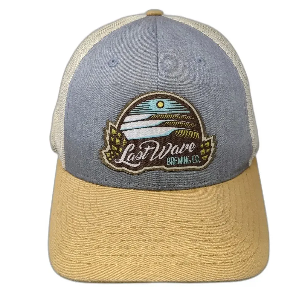 Richardson Trucker Hat Gray L Last Wave Brewing Co Point Pleasant Beach NJ